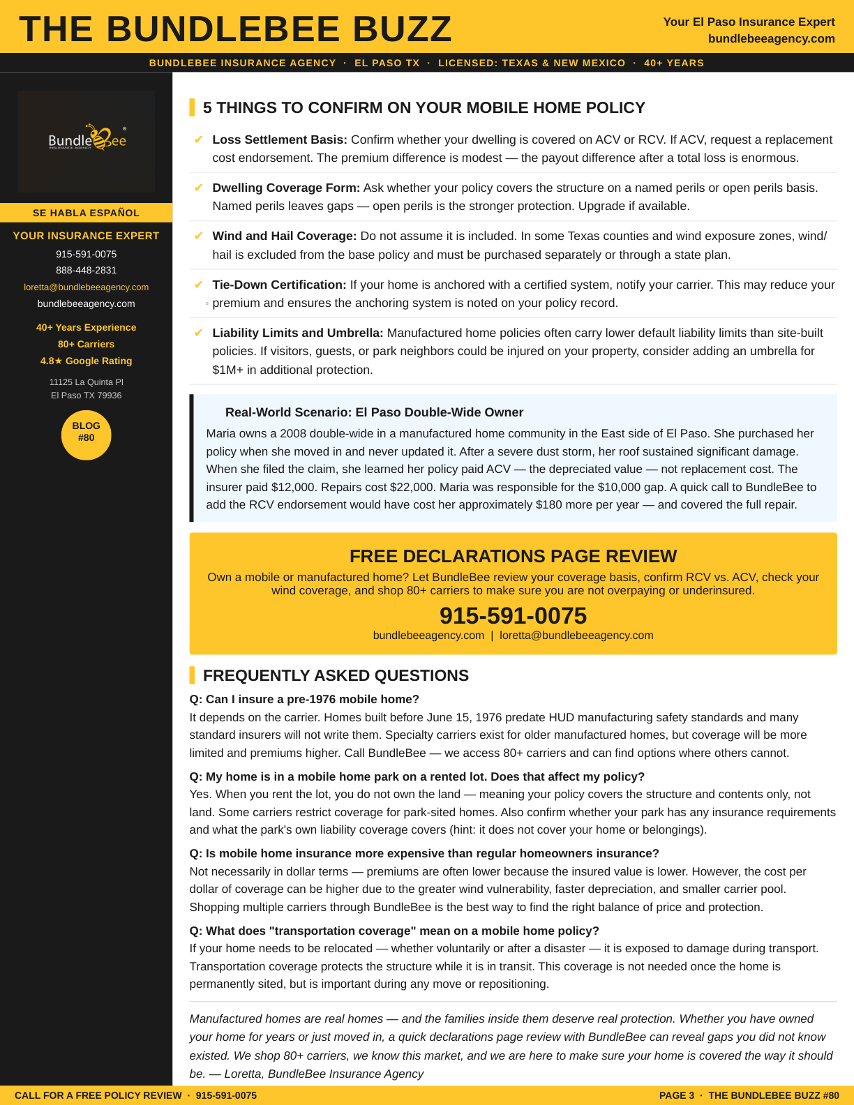 mobile home insurance Guide