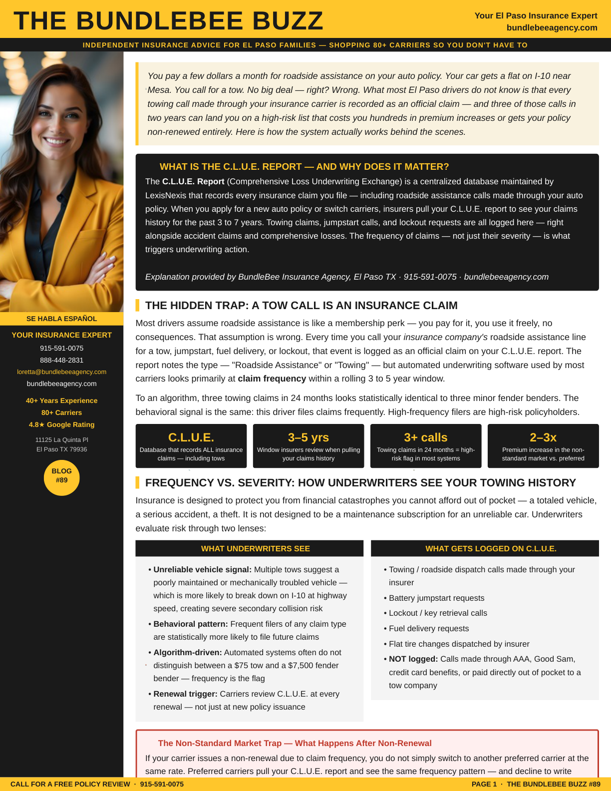 towing claims insurance impact Guide